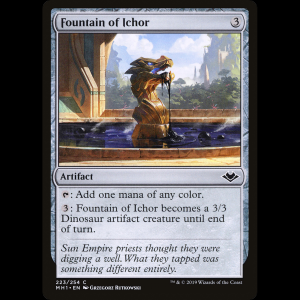 MTG Fuente de icor (Fountain of Ichor) Modern Horizons mh1#223