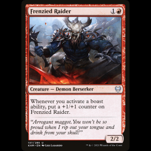 MTG Incursor frenético (Frenzied Raider) Kaldheim khm#137