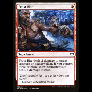MTG Mordida helada (Frost Bite) Kaldheim khm#138
