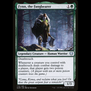 MTG Fynn, el Portacolmillo (Fynn, the Fangbearer) Kaldheim khm#170
