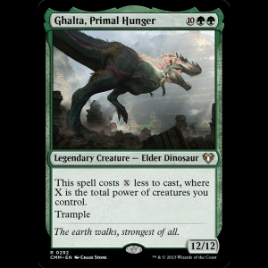 MTG Ghalta, Primal Hunger Commander Masters cmm#292