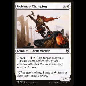 MTG Campeón de Oromaw (Goldmaw Champion) Kaldheim khm#14