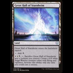 MTG Gran salón del Starnheim (Great Hall of Starnheim) Kaldheim khm#259