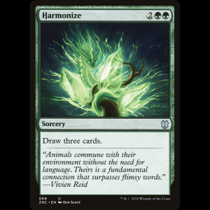 MTG Armonizar (Harmonize) Zendikar Rising Commander znc#68