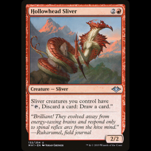 MTG Fragmentado cabezahueca (Hollowhead Sliver) Modern Horizons mh1#132