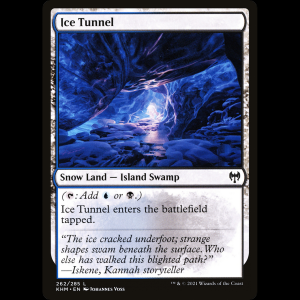 MTG Túnel de hielo (Ice Tunnel) Kaldheim khm#262