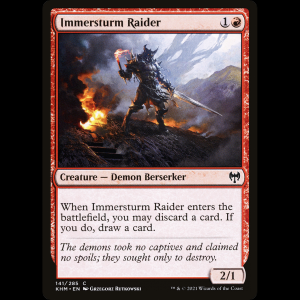 MTG Incursor de Immersturm (Immersturm Raider) Kaldheim khm#141