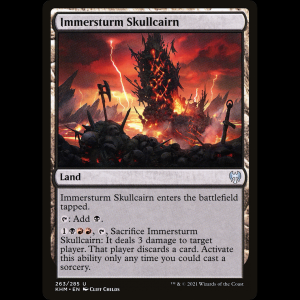 MTG Hito de calaveras de Immersturm (Immersturm Skullcairn) Kaldheim khm#263