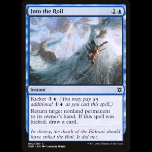 MTG Dentro de la Turbulencia (Into the Roil) Zendikar Rising znr#62