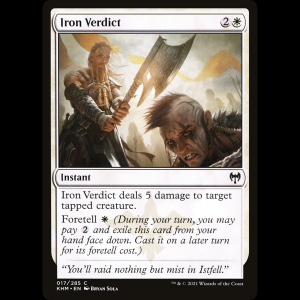 MTG Veredicto de hierro (Iron Verdict) Kaldheim khm#17