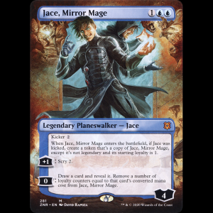 MTG Jace, Mirror Mage Zendikar Rising znr#281