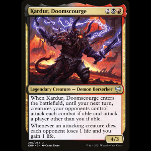 MTG Kárdur, la Ruinabrutal (Kardur, Doomscourge) Kaldheim khm#216