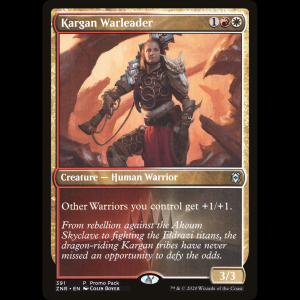 MTG Líder de guerra kargana (Kargan Warleader) Zendikar Rising znr#391