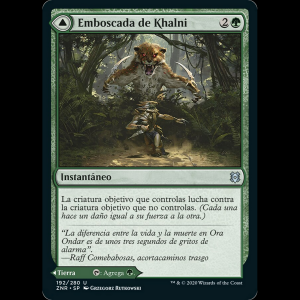 MTG  (Khalni Ambush // Khalni Territory) Zendikar Rising znr#192