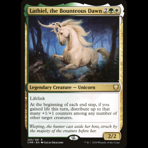 MTG Lathiel, el Amanecer Copioso (Lathiel, the Bounteous Dawn) Commander Legends cmr#285