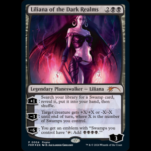 MTG Liliana of the Dark Realms Media and Collaboration Promos pmei#2024-8