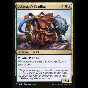MTG Lullmage's Familiar Zendikar Rising znr#227