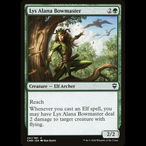 MTG Lys Alana Bowmaster Commander Legends cmr#241