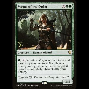 MTG Maga del orden (Magus of the Order) Commander Legends cmr#242