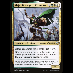 MTG Marja, la Protectora de Bretagard (Maja, Bretagard Protector) Kaldheim khm#222