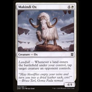 MTG Buey de Makindi (Makindi Ox) Zendikar Rising znr#25