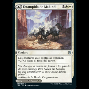 MTG  (Makindi Stampede // Makindi Mesas) Zendikar Rising znr#26