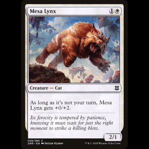 MTG Lince de la meseta (Mesa Lynx) Zendikar Rising znr#28