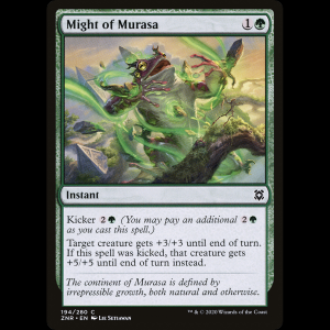 MTG Poder de Murasa (Might of Murasa) Zendikar Rising znr#194