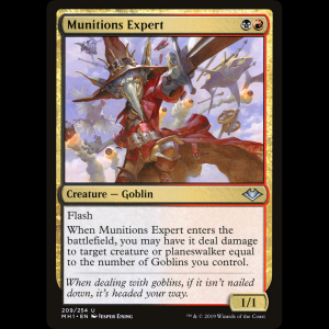 MTG Experto en municiones (Munitions Expert) Modern Horizons mh1#209