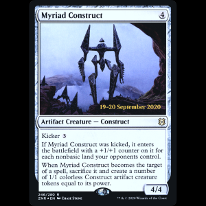 MTG Constructo sin límites (Myriad Construct) Zendikar Rising Promos pznr#246s