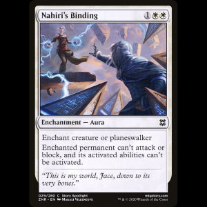 MTG Inmovilización de Nahiri (Nahiri's Binding) Zendikar Rising znr#29