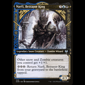 MTG Narfi, el Rey Traidor (Narfi, Betrayer King) Kaldheim khm#329