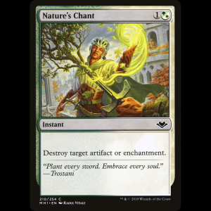 MTG Cántico de la naturaleza (Nature's Chant) Modern Horizons mh1#210