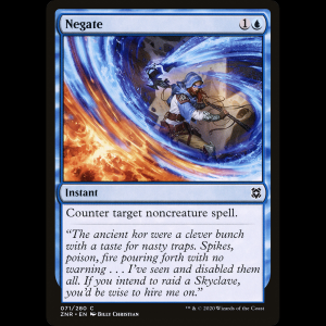 MTG Negar (Negate) Zendikar Rising znr#71