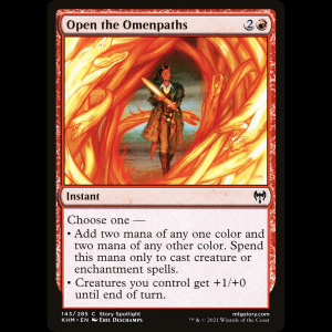 MTG Abrir los caminos del presagio (Open the Omenpaths) Kaldheim khm#143