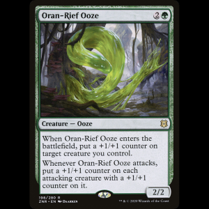 MTG Oran-Rief Ooze Zendikar Rising znr#198