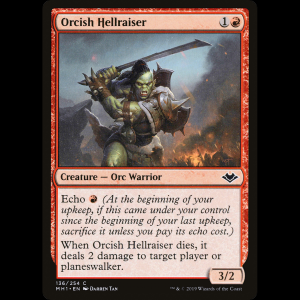 MTG Camorrista orca (Orcish Hellraiser) Modern Horizons mh1#136