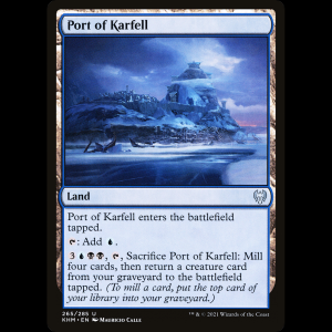 MTG Puerto de Karfell (Port of Karfell) Kaldheim khm#265