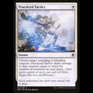 MTG Tácticas ensayadas (Practiced Tactics) Zendikar Rising znr#32