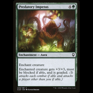 MTG Ímpetu depredador (Predatory Impetus) Commander Legends: Battle for Baldur's Gate clb#249