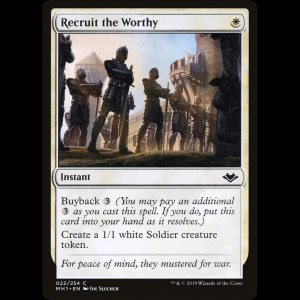 MTG Recruit the Worthy Modern Horizons mh1#22
