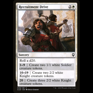 MTG Campaña de reclutamiento (Recruitment Drive) Commander Legends: Battle for Baldur's Gate clb#38
