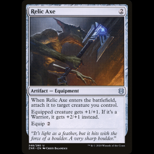 MTG Hacha reliquia (Relic Axe) Zendikar Rising znr#248
