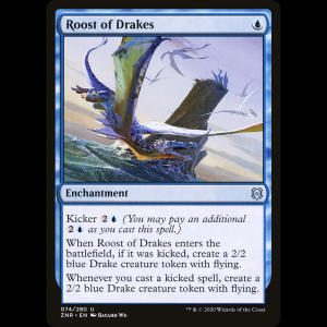 MTG Roost of Drakes Zendikar Rising znr#74