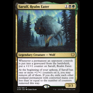 MTG Sarulf, Realm Eater Kaldheim khm#228