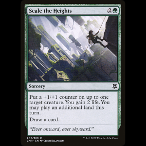 MTG Escalar las alturas (Scale the Heights) Zendikar Rising znr#202
