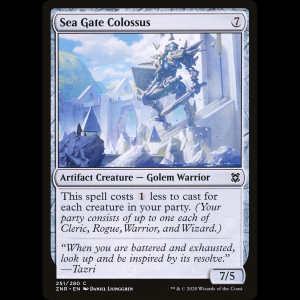 MTG Coloso de Portal Marino (Sea Gate Colossus) Zendikar Rising znr#251
