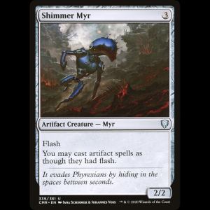 MTG Shimmer Myr Commander Legends cmr#339