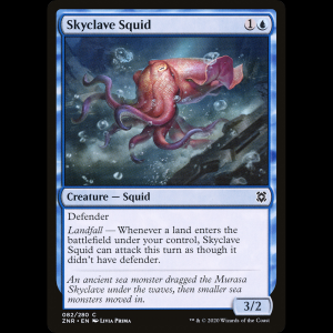 MTG Calamar de aerorruina (Skyclave Squid) Zendikar Rising znr#82