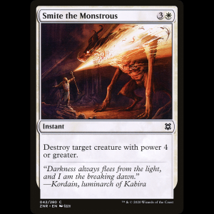 MTG Abatir al monstruo (Smite the Monstrous) Zendikar Rising znr#42